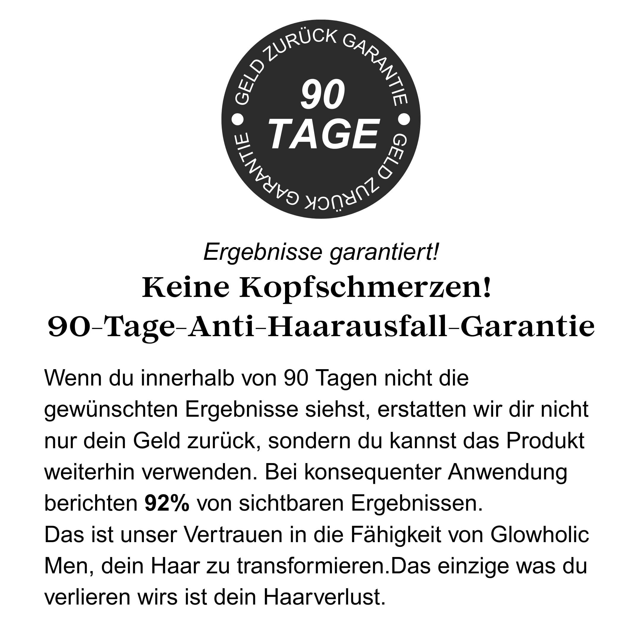 Glowholic Men - Anti-Haarausfall Starter Set - Micro-Needling Infusion für zuhause